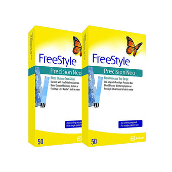 compare product FreeStyle Precision Neo Test Strips 100ct