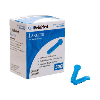 compare product ReliaMed Universal Lancets 100ct